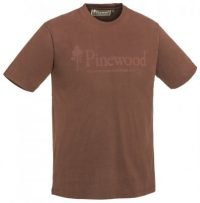 Pinewood T-shirt Outdoor Life 5445 (Färg: Mörk Koppar, Storlek: Large)
